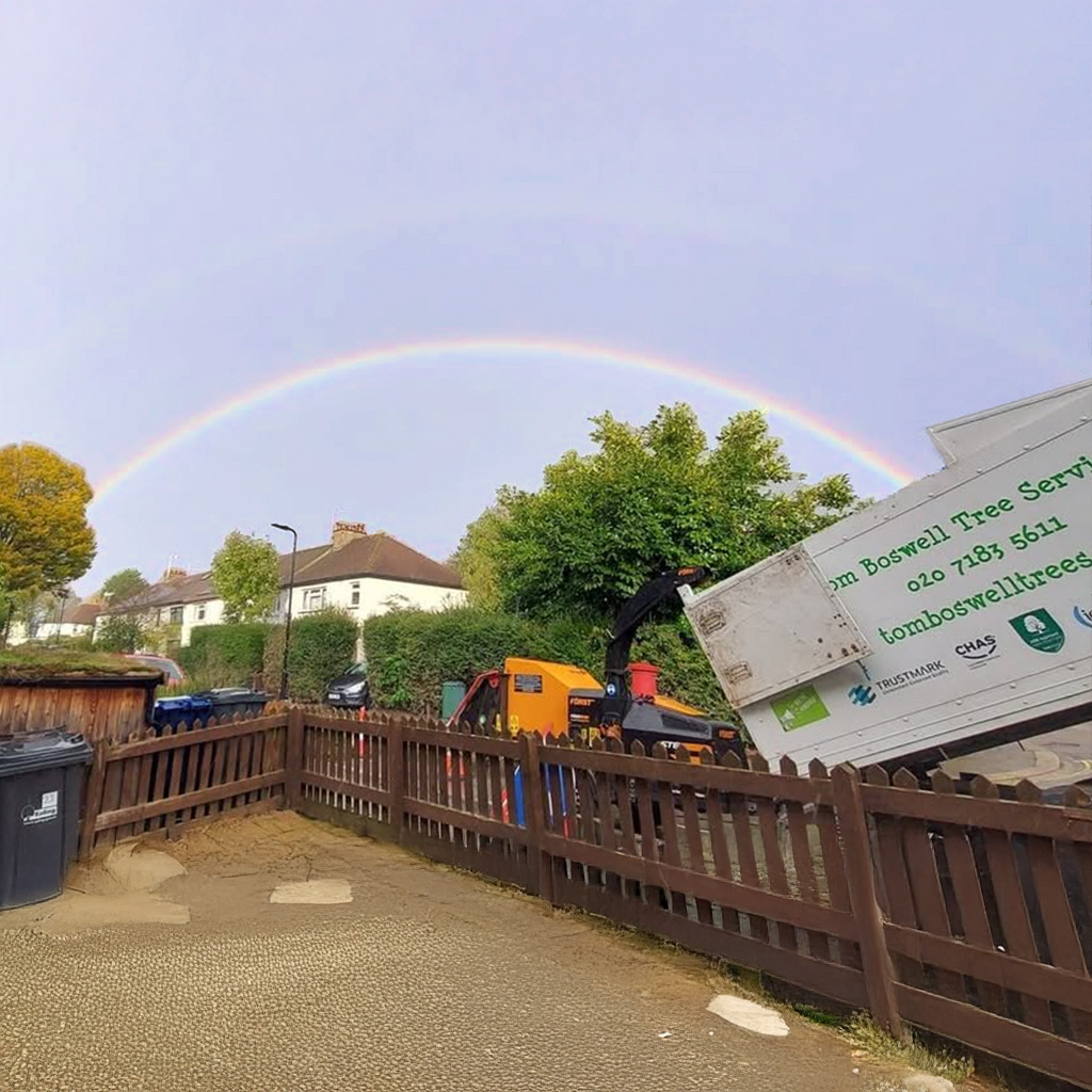 safe clean site with rainbow
