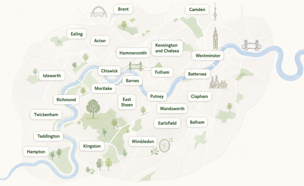 Tree-Surgeon-West-London-areas-covered